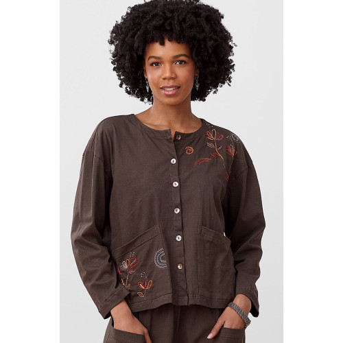 Gauri Cardigan - Fossil