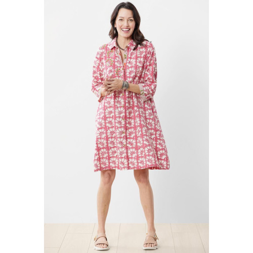 Nahila Organic Dress - Strawberry Nahila Organic Dress - Strawberry